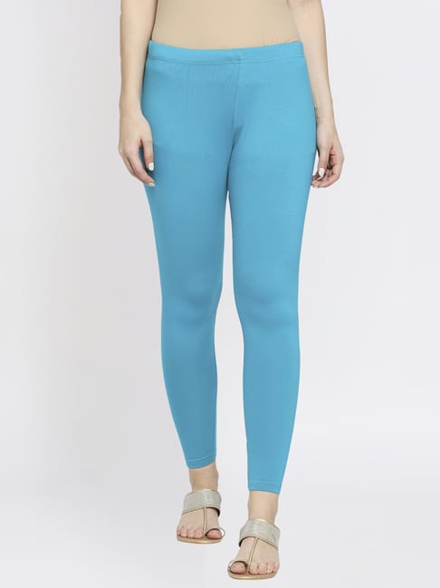 Style Quotient Blue Cotton Leggings