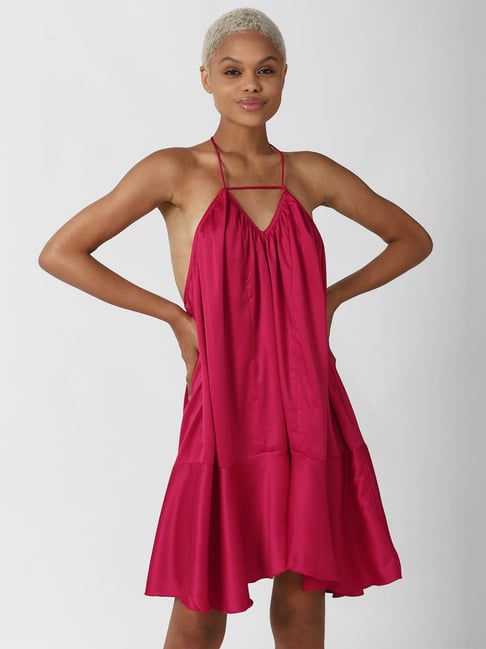 Forever 21 Pink Boxy Fit Dress Price in India