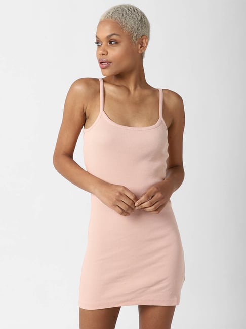 Forever 21 Pink Regular Fit Dress Price in India