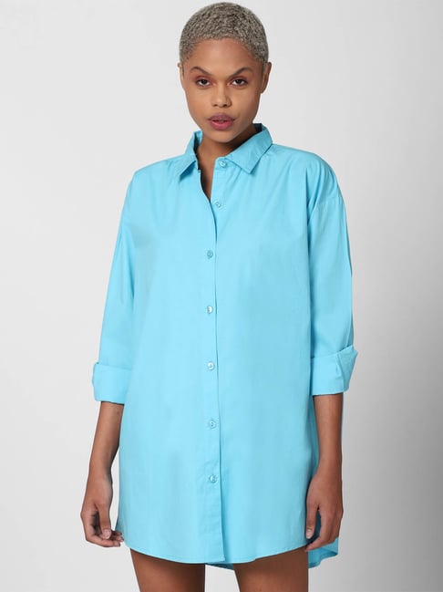 Forever 21 Blue Regular Fit Dress Price in India