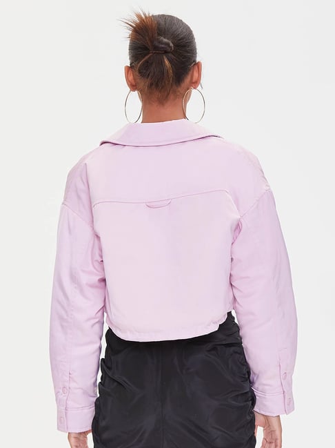 Forever 21 Pink Regular Fit Jacket