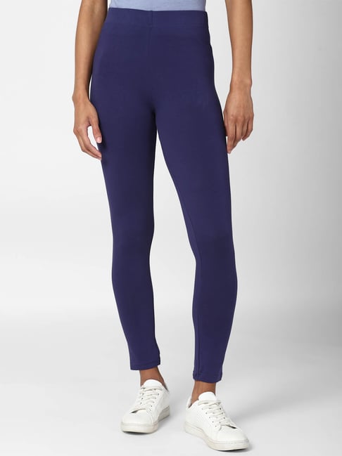 Forever 21 Navy Skinny Fit Leggings