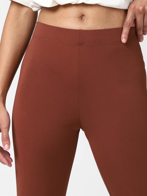 Brown leggings forever 21 hotsell