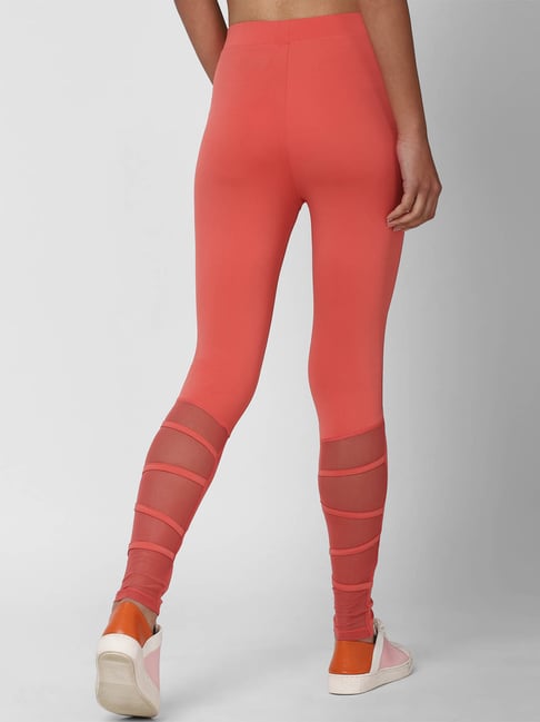 Buy Forever 21 Red Regular Fit Leggings for Women Online Tata CLiQ