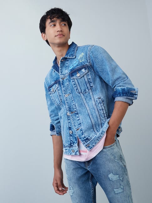 Buy Nuon by Westside Blue Text-Printed 