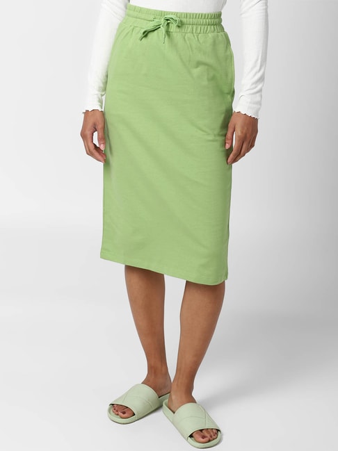 Forever 21 Green Regular Fit Skirt Price in India