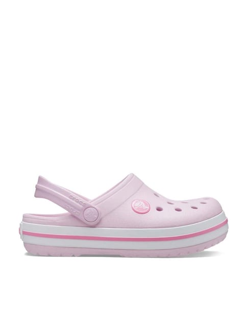 Crocs Kid's Crocband Pink Back strap Clogs