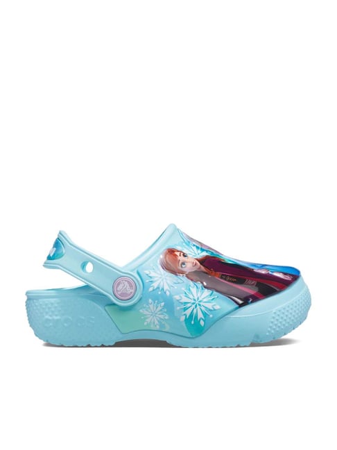 Crocs Kid's Crocs Fun Lab Ice Blue Back strap Clogs