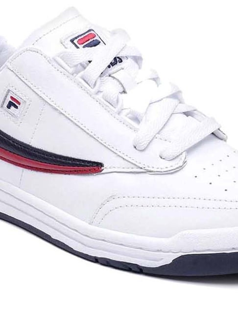 Buy Fila Men s ORIGINAL TENNIS White Casual Sneakers for Men at