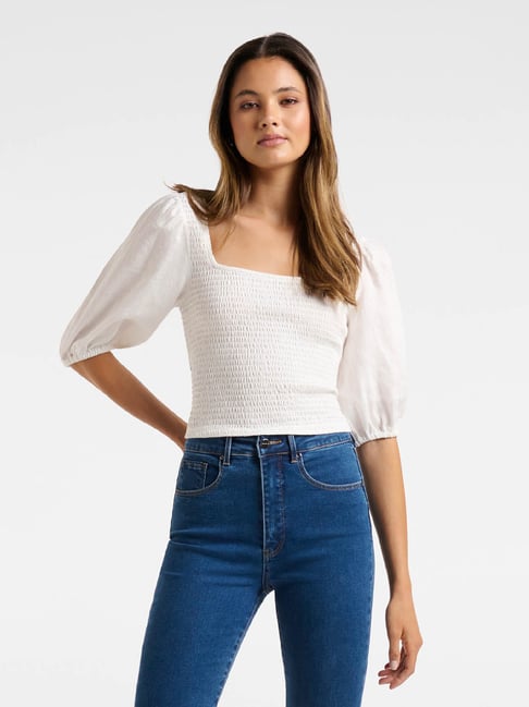 Stay Extra Square Neck Crop Top