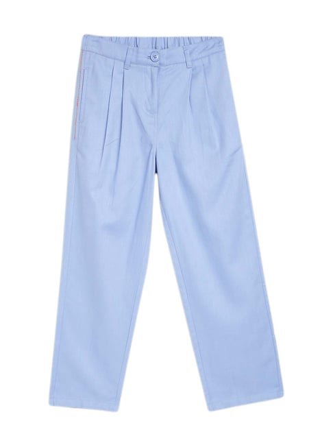 Elle Kids Blue Cotton Trousers