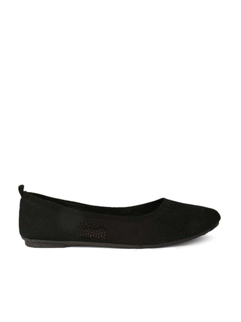 Bata Women's Black Flat Ballets