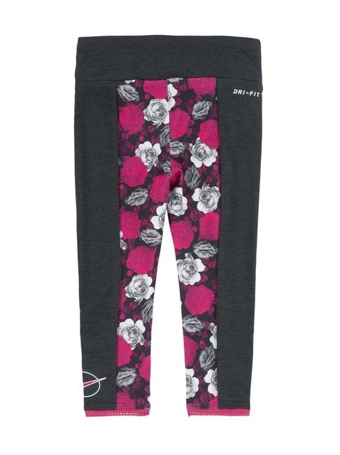 Buy SOIE High Waist Ankle Length Quick Dry Printed Sports Leggings With  Side Pockets-Multi-Color online