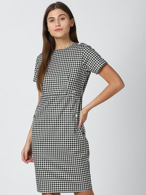 Van Heusen Grey Checks Dress Price in India