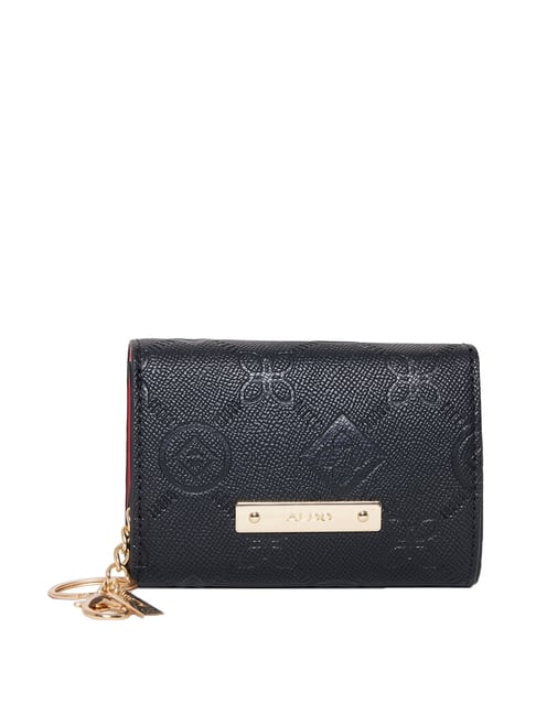 Buy Aldo ICONIPOUCH Black Textured Wallet With Keychain for Women Online At  Best Price @ Tata CLiQ