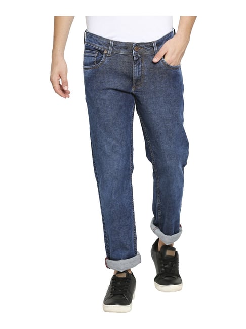Basics Blue Skinny Fit Jeans-picture-44