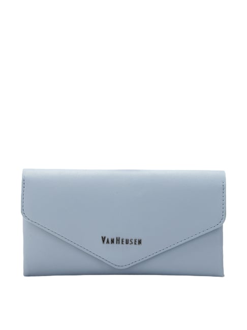 Buy Van Heusen Blue Solid Wallet for Women at Best Price Tata CLiQ