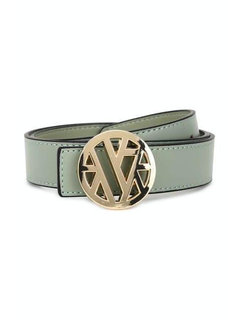 Van Heusen Grey Solid Narrow Belt for Women