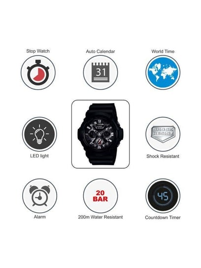 Buy Casio GA 201 1ADR G Shock Analog Digital Watch for Men at Best