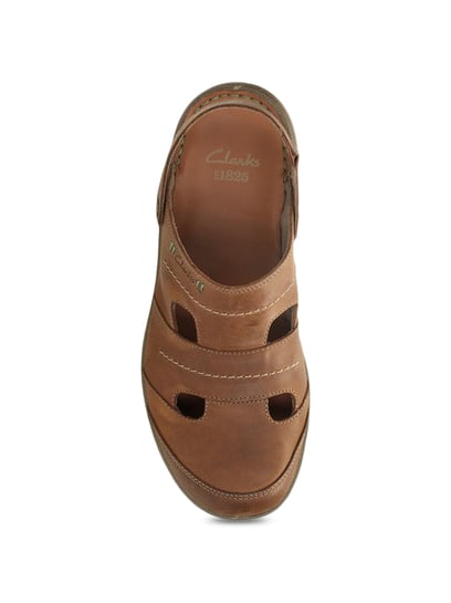 Buy Clarks Woodlake Creek Brown Sling Back Sandals for Men at Best