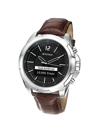 Juxt Smart Watch 90055sl01 Buy Online Titan JUXT Black Dial Ana