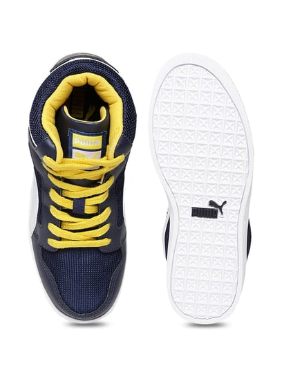 PUMA Bari Mid Sneakers White 'Blue' - 373891-06 | Solesense