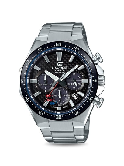 158s EDIFICE エディフィス EQS-800CDB-1BVVUDF Casio Edifice Solar Chronograph Carbon Fiber Watch EQS
