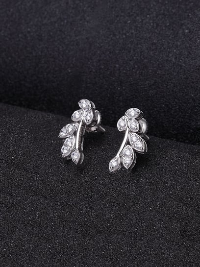 AAE 5591 Chandi Earrings 925 Stone Zircon  AmeerAliEnterprises