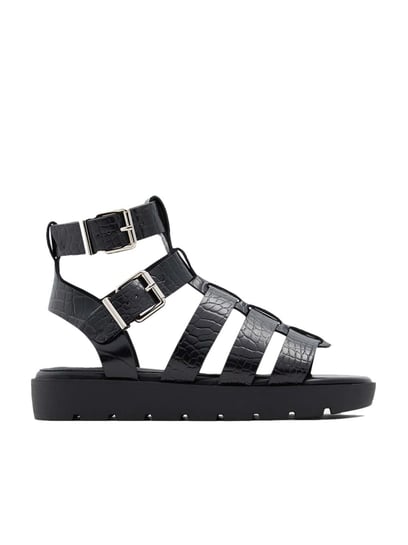 Franciscana Flat Sandals - Black