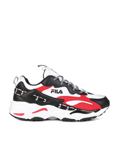 Fila ray tracer white hotsell black red