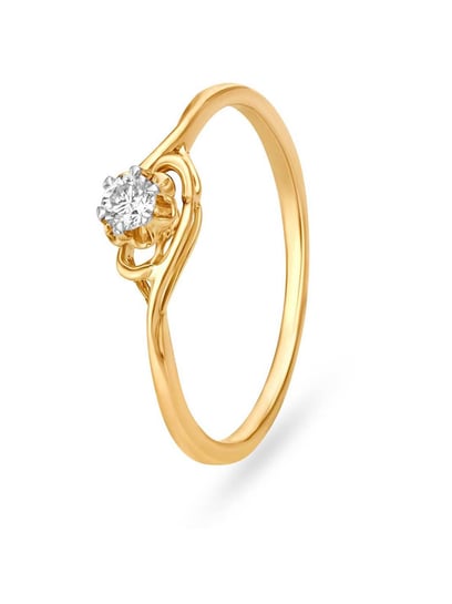 Gorgeous Floral Gold Finger Ring