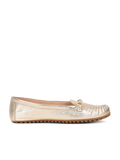 Aldo clearance gold loafers