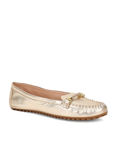 Aldo best sale gold loafers