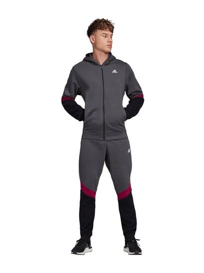 Buy Adidas MTS Winterized Grey Regular Fit Tracksuit for Men