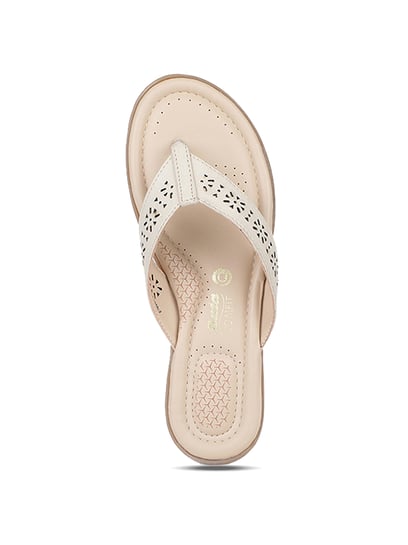 Buy Bata Comfit Solid/Plain Pink Sandals (UK 7) Online