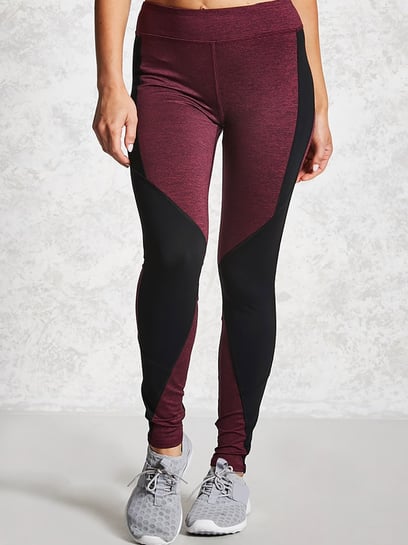 Buy Bliss Club Women Burgundy The Greatest Leggings Tall with 2 Deep Side  Pockets Online