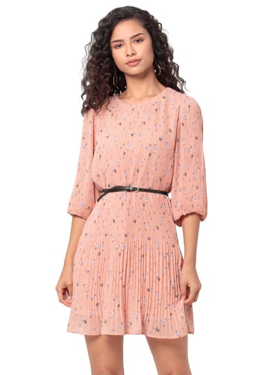 Light coral store dress