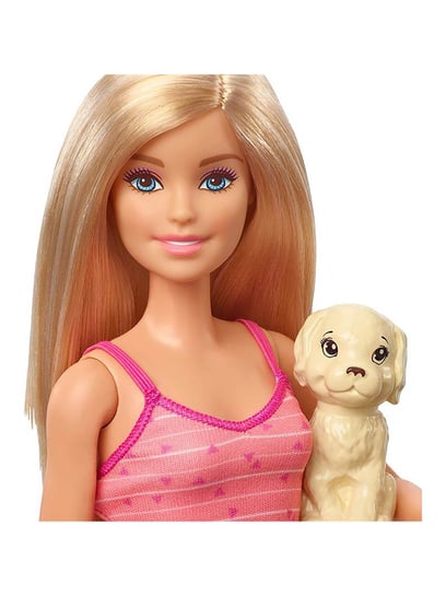 Barbie with discount dog and puppies