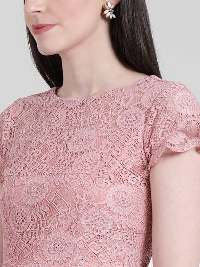 chinese dress ladies Buy Zink London Women's Navy Blue Lace A-Line Short Dress at Amazon.in