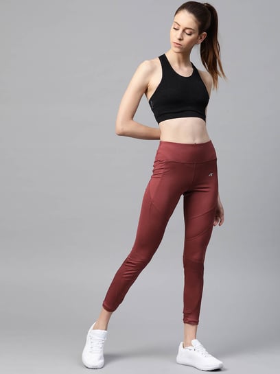 Buy ALCIS Rose Taupe Regular Fit Tights for Women Online @ Tata CLiQ