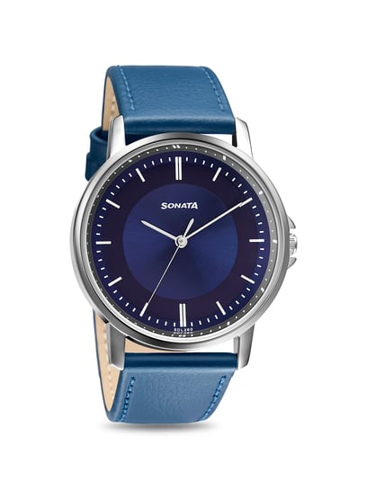 sonata watch blue