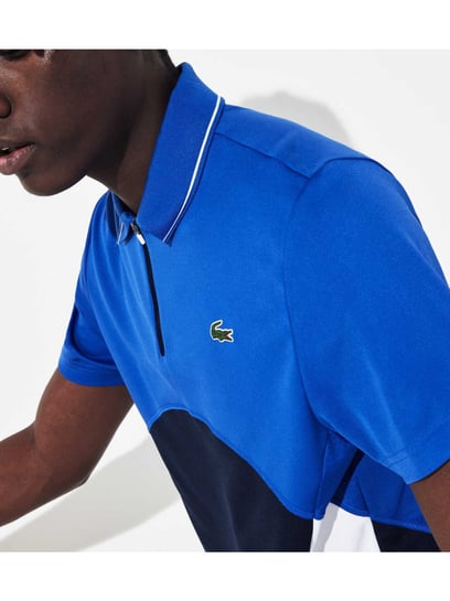 Polo discount lacoste zippé