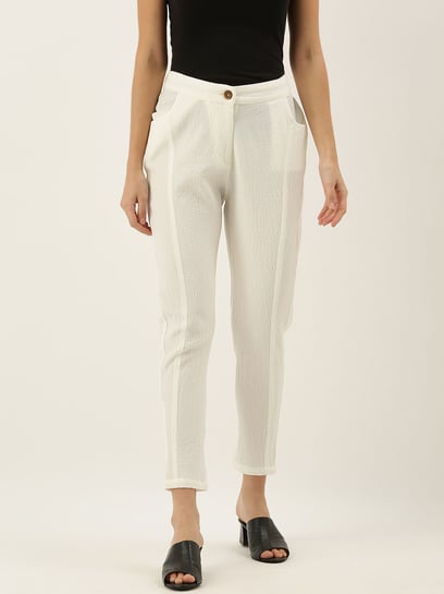 White TOPSHOP Trousers for Women | Lyst Australia