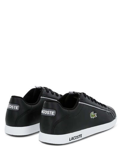 Lacoste deviation best sale leather black