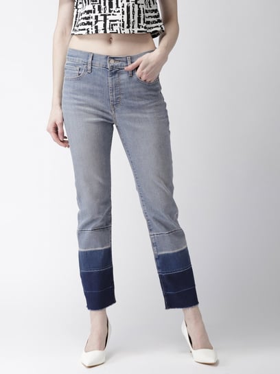 Buy Levi's Blue Cotton Jeans for Women Online @ Tata CLiQ