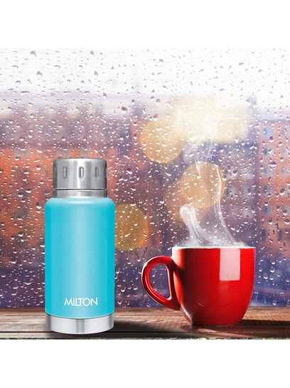 Buy Milton Sky Blue Stainless Steel Thermosteel Bottle (160 ml) at