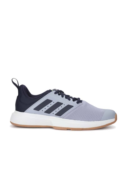 Buy Adidas Men s Essence Grey Indoor Court Shoes for Men at Best