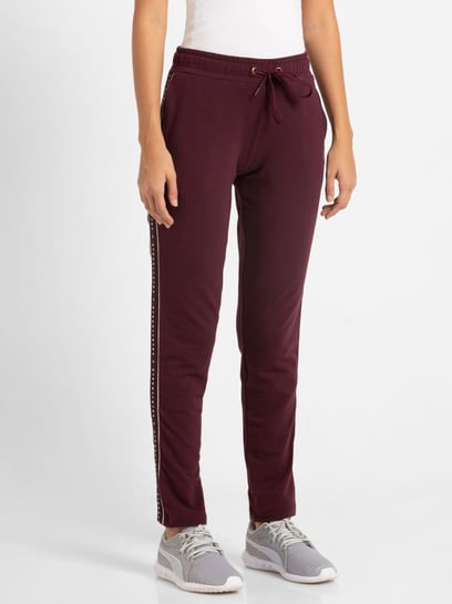 Buy Jockey Green Cotton Trackpants - AW60 for Women Online @ Tata CLiQ