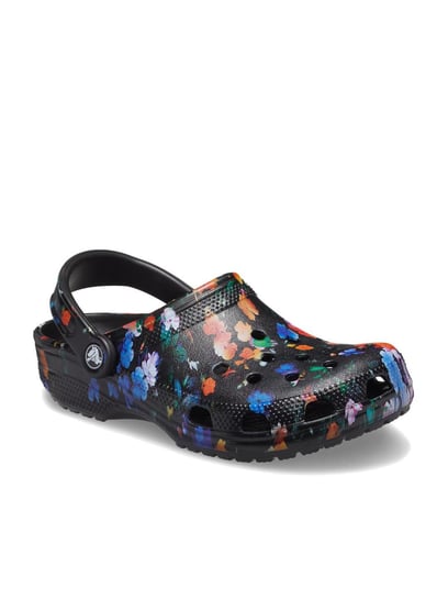 Womens discount floral crocs