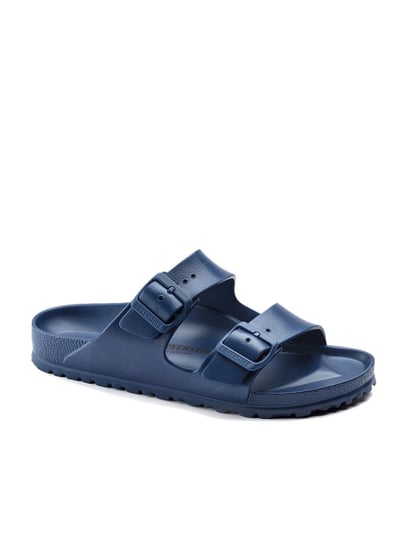 Buy Birkenstock Men s Arizona Essentials Navy Casual Sandals for